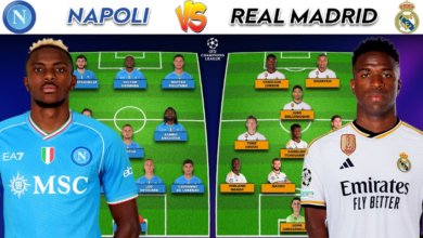 real madrid vs ssc napoli lineups