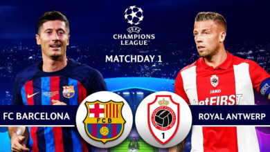 fc barcelona vs royal antwerp f.c. timeline