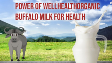 wellhealthorganic buffalo milk tag