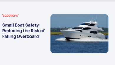 falling overboard is a major risk on small boats. how can you reduce this risk?